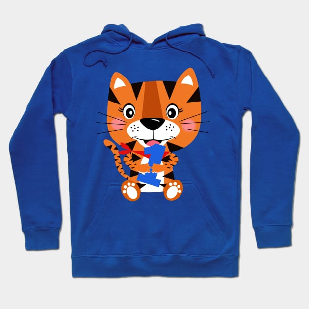 baby tiger first born Hoodie by richhwalsh